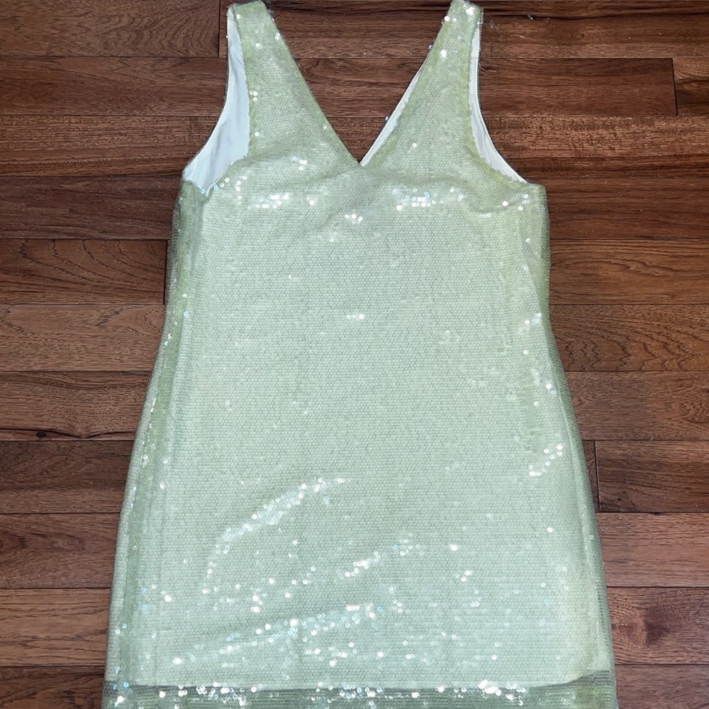 A New Day Sequin Yellow Dress - Picture 5 of 8